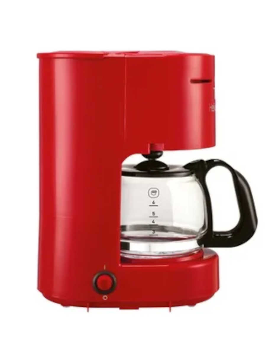 Cafetera de Goteo T-Fal Heliora para 4 tazas Roja T-Fal 