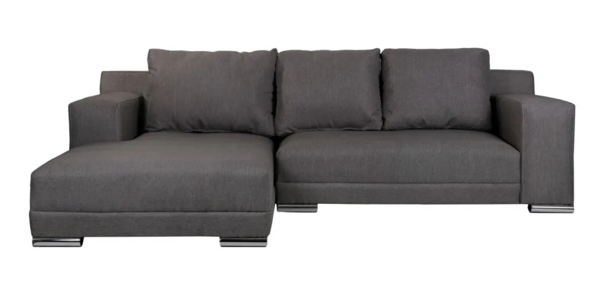 Sala Esquinera Ara Lino Gris Minimalista Moderna Sillones Salas Lounge