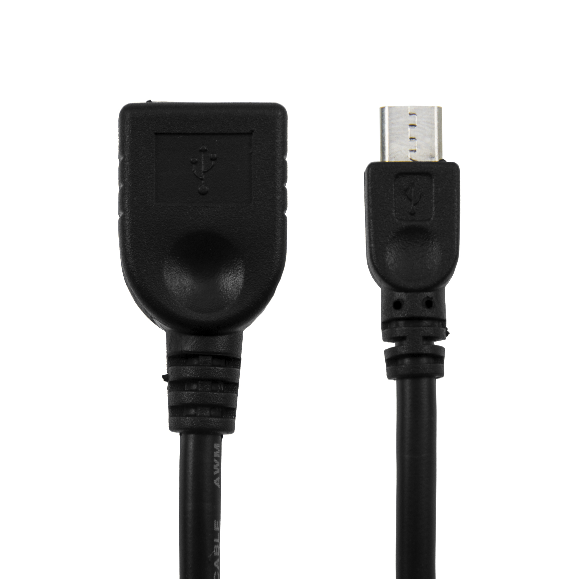 Cable Adaptador Micro USB a USB OTG M/F -  15cm ArgomTech