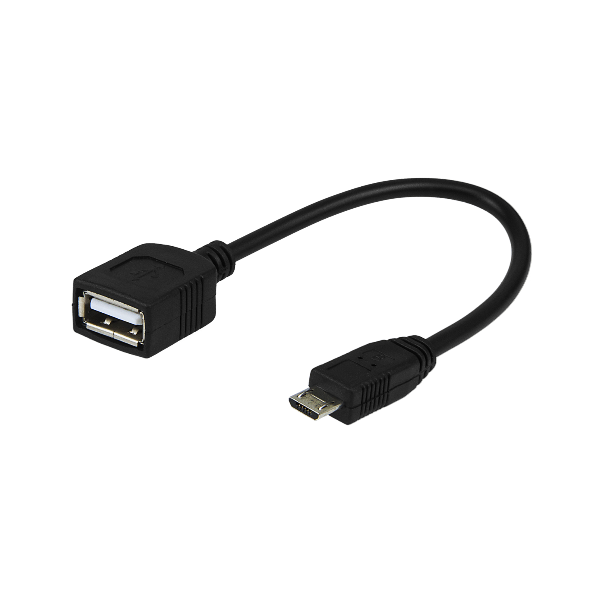 Cable Adaptador Micro USB a USB OTG M/F -  15cm ArgomTech