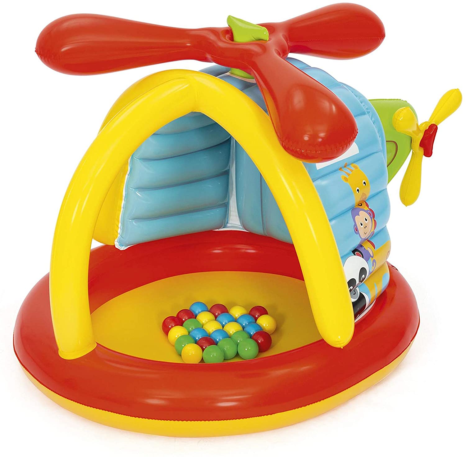 Alberca Inflable Bestway Helicoptero Pelotas Fisher Price