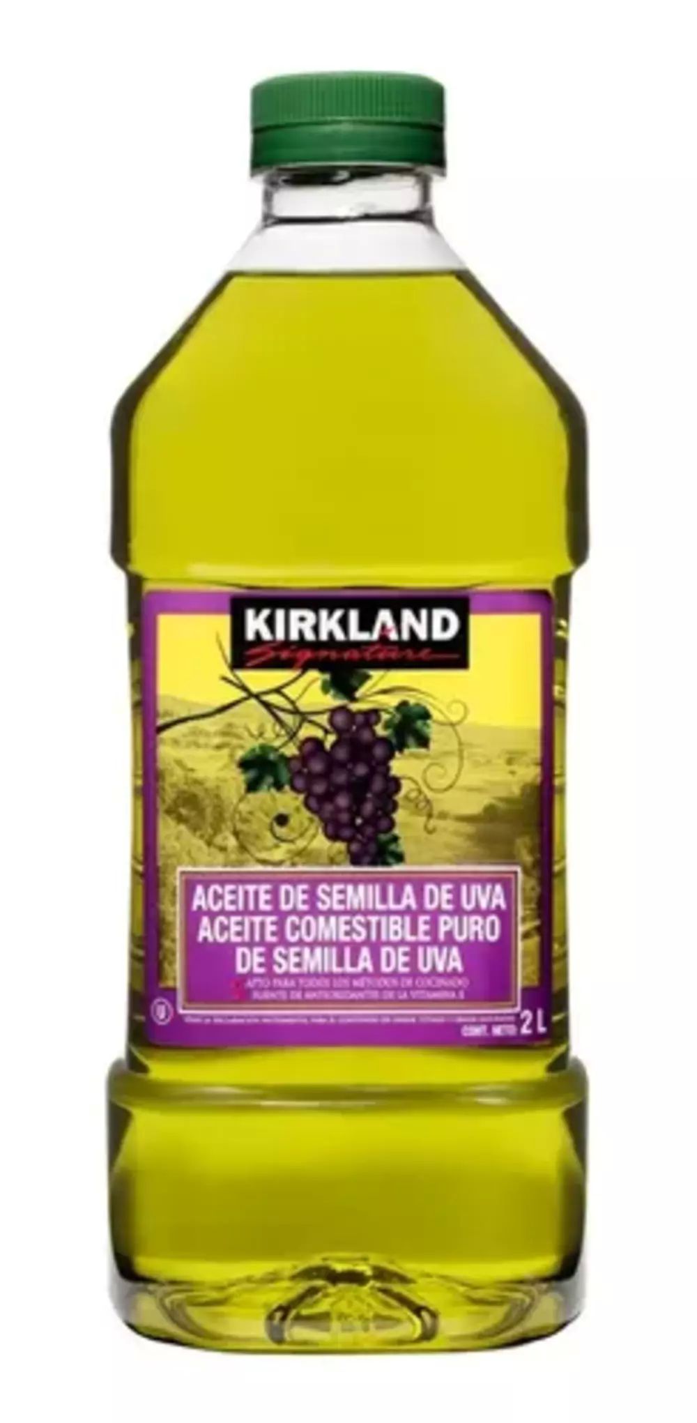 Aceite De Semilla De Uva 2lt Kirkland Antioxidante Cocina
