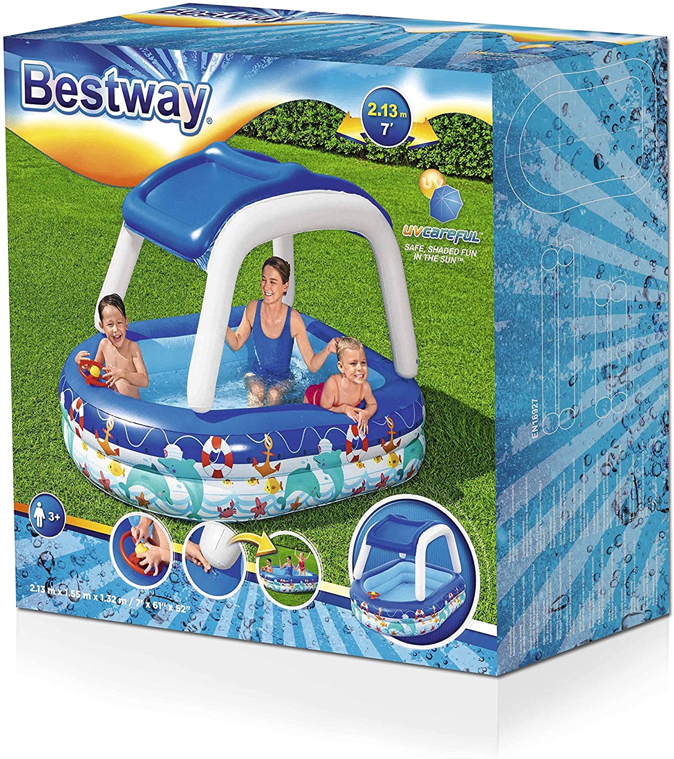 Alberca Inflable con Techo Removible Bestway