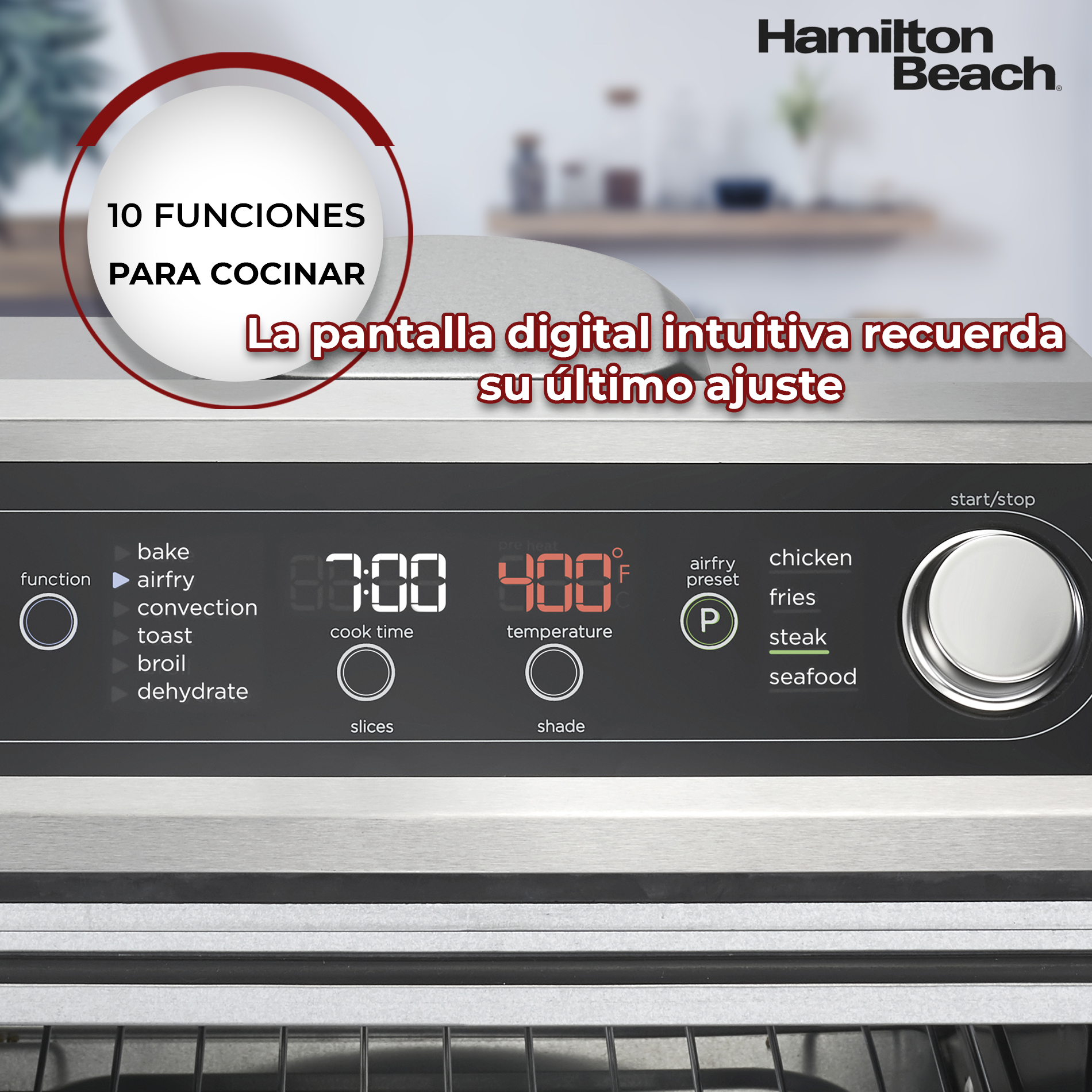 Horno Electrico Deshidratador Digital Hamilton Beach 31220