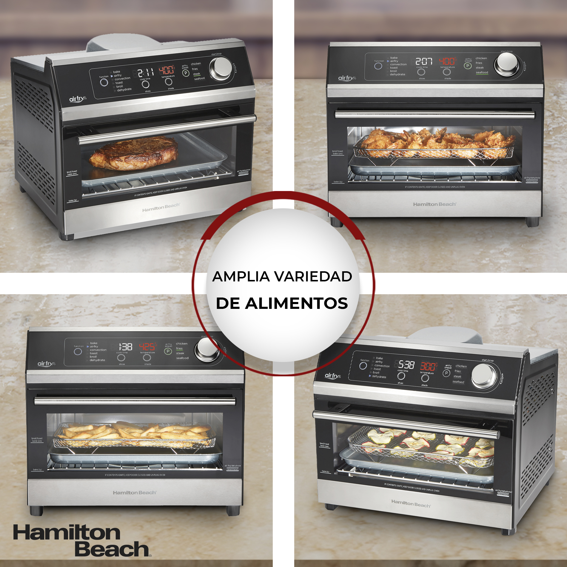 Horno Electrico Deshidratador Digital Hamilton Beach 31220