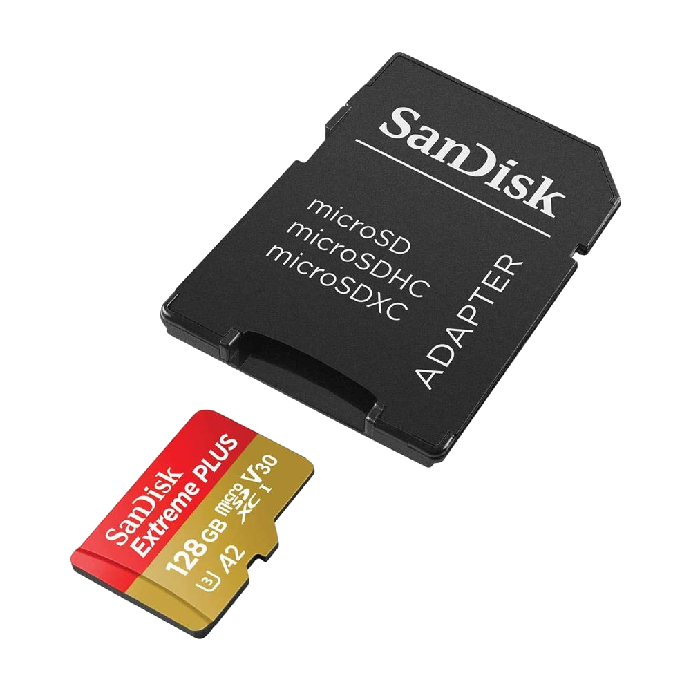 Tarjeta Memoria Sandisk Extreme 128GB Original Compatible GoPro Cámaras Deportivas Clase 10 A2 V30 U3 160mb/s