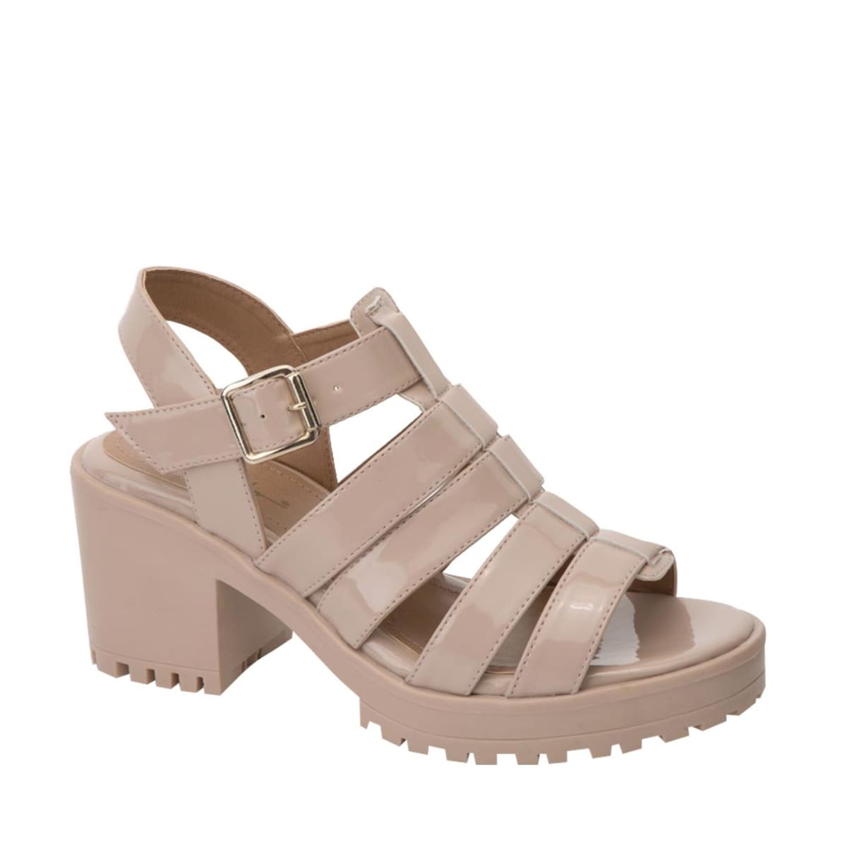 Sandalias casuales marca Sao Paulo para mujer, color nude, mod. 1033715