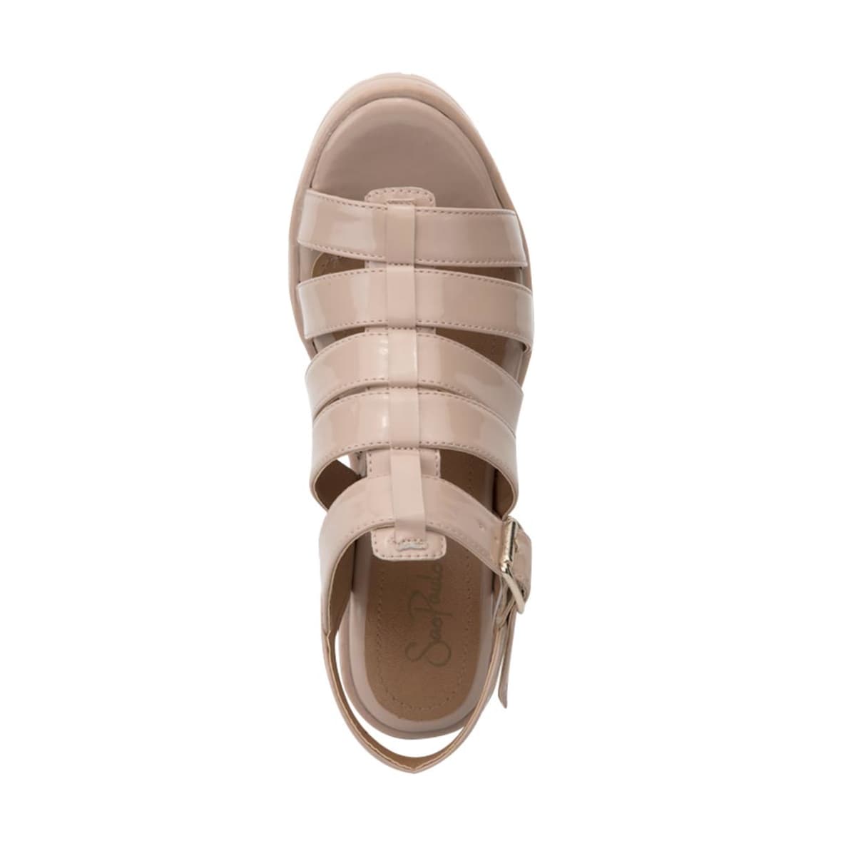 Sandalias casuales marca Sao Paulo para mujer, color nude, mod. 1033715