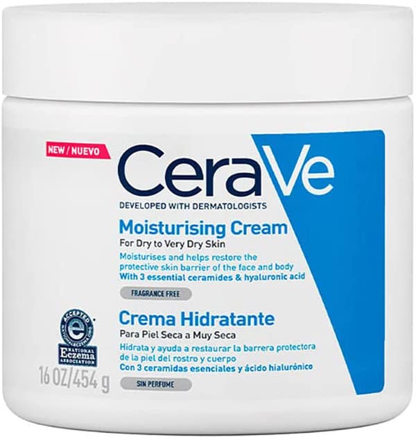 Cerave Crema Hidratante Piel Seca 16 Oz / 454 G