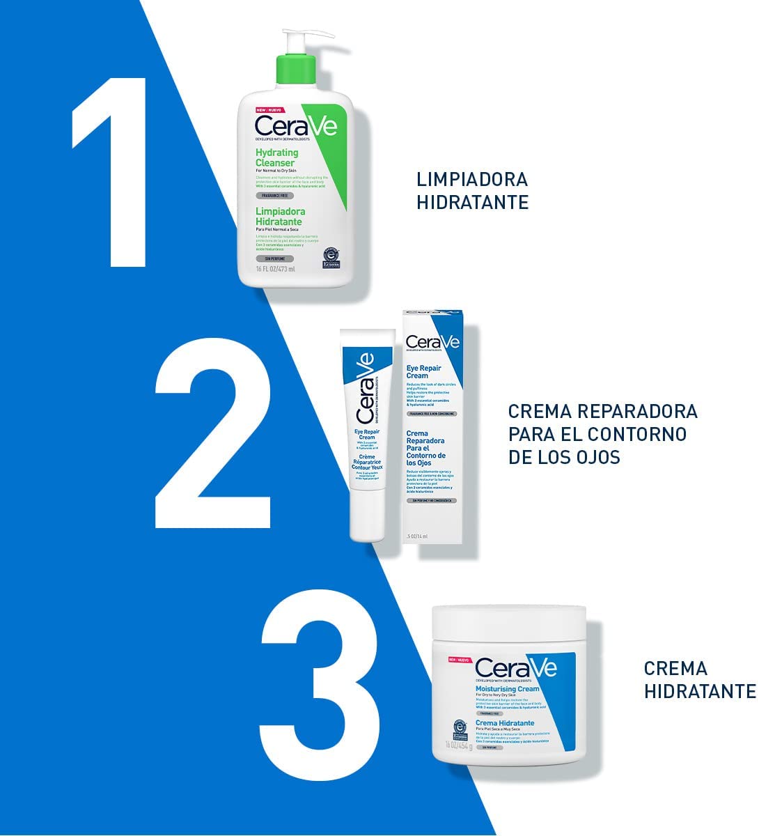 Cerave Crema Hidratante Piel Seca 16 Oz / 454 G