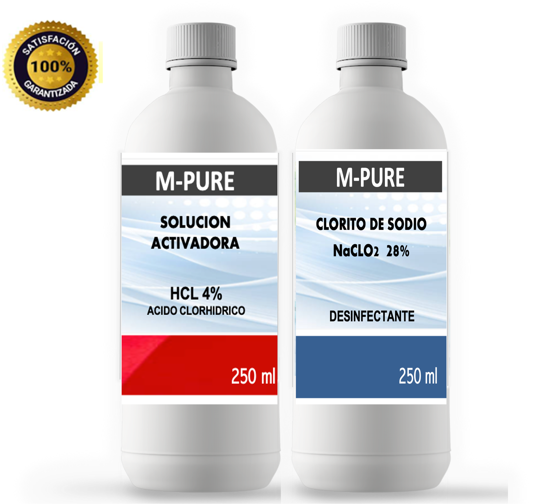 POTABILIZADOR DE AGUA CLORITO  28% - 250 ml 