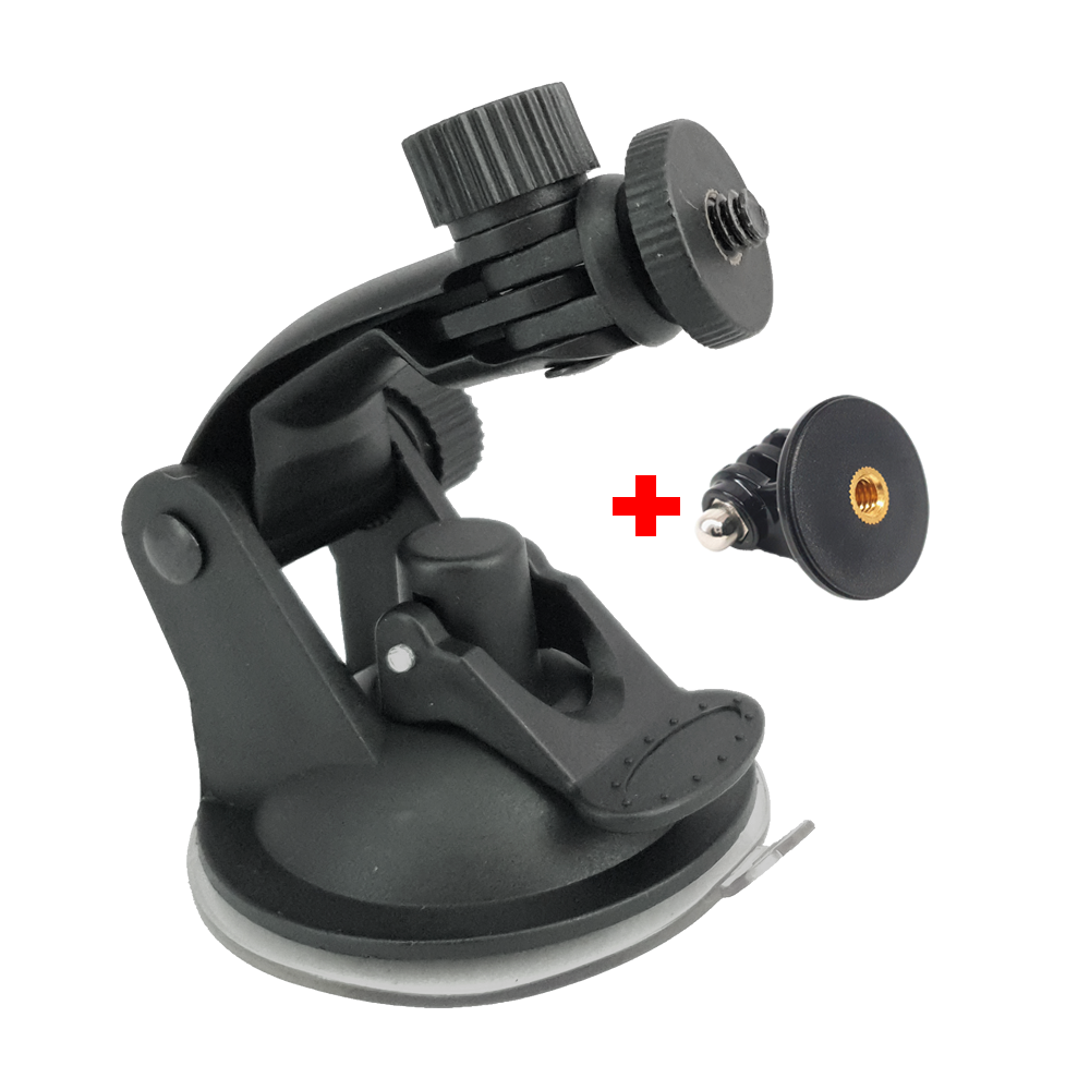 Ventosa Chica con Adaptador Compatible GoPro Cámaras Deportivas