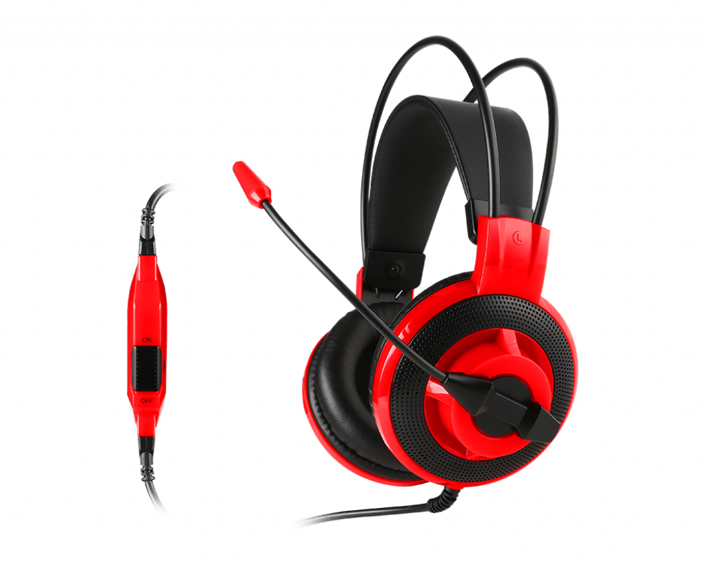 Diadema Gamer Msi Ds501 Gaming Headset Microfono 3.5mm