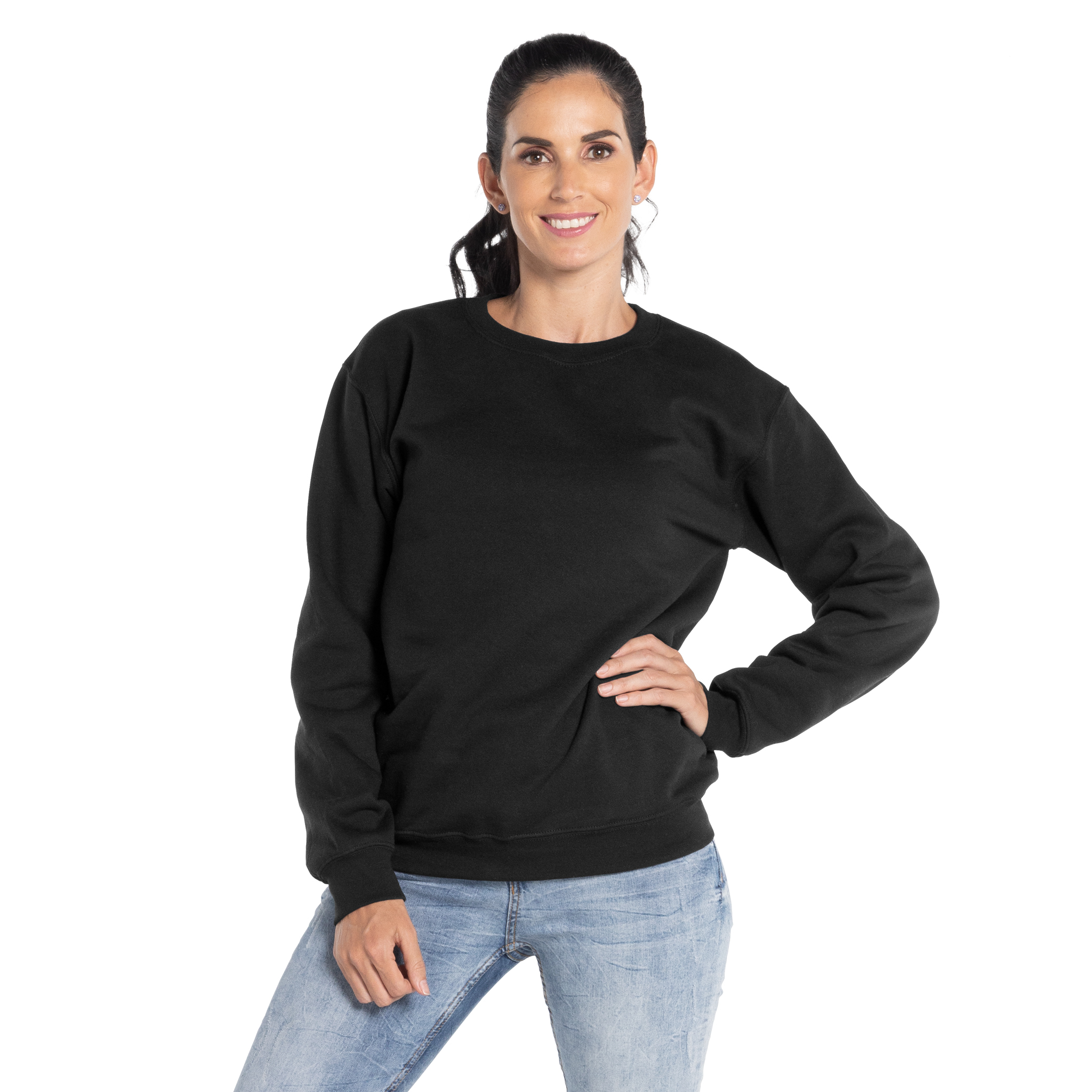 Sudadera Cuello Redondo Unisex para Adulto