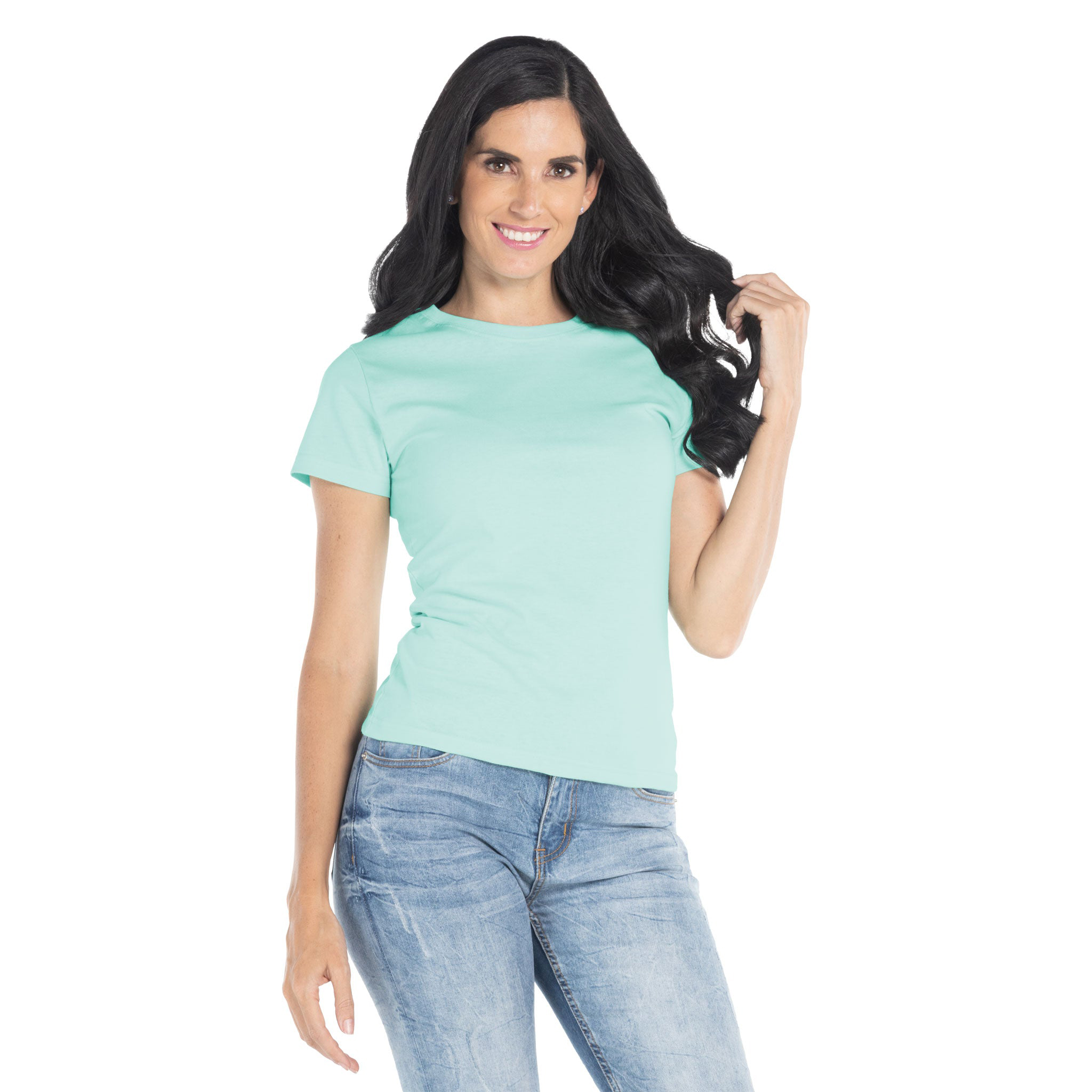 Blusa Cuello Redondo Manga Corta