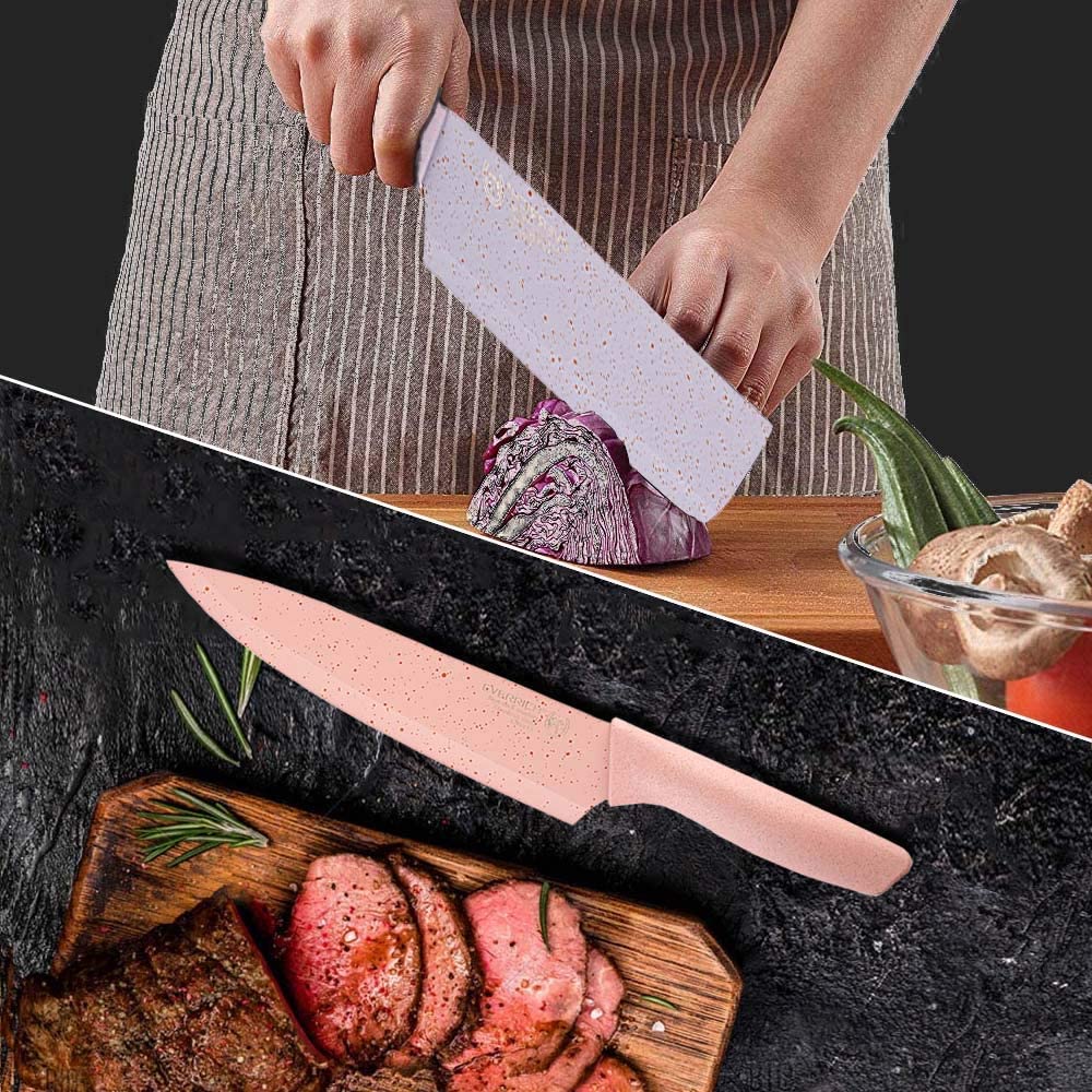 Cuchillos Cocina Profesionales Set D 6 Chef Acero Inoxidable