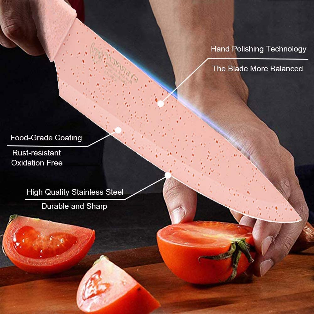 Cuchillos Cocina Profesionales Set D 6 Chef Acero Inoxidable