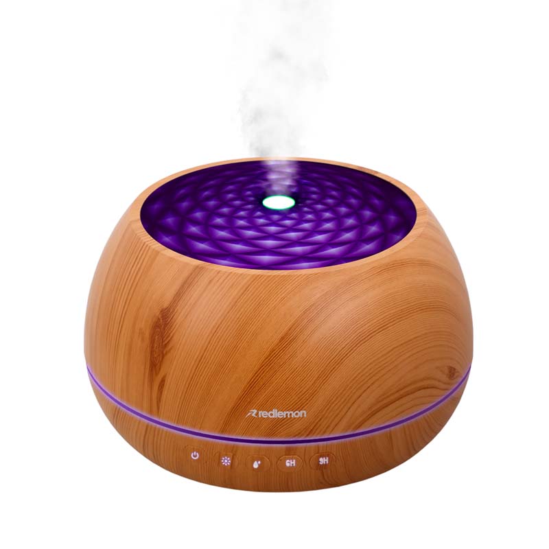 Humidificador y Difusor de Aceites Esenciales 16 Colores (1 Litro) Redlemon