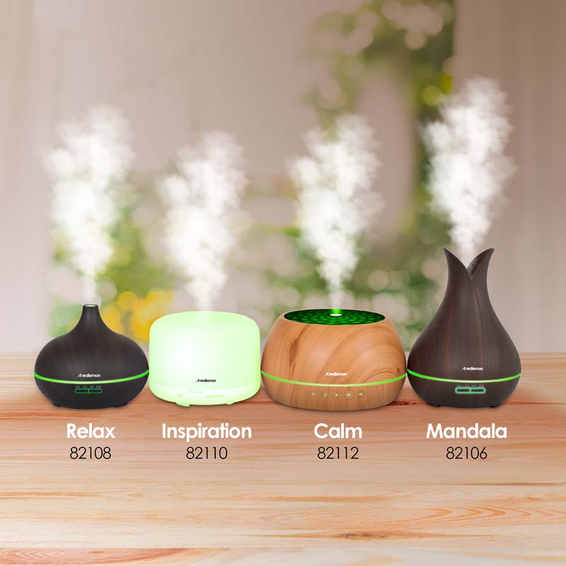Humidificador y Difusor de Aceites Esenciales 16 Colores (1 Litro) Redlemon