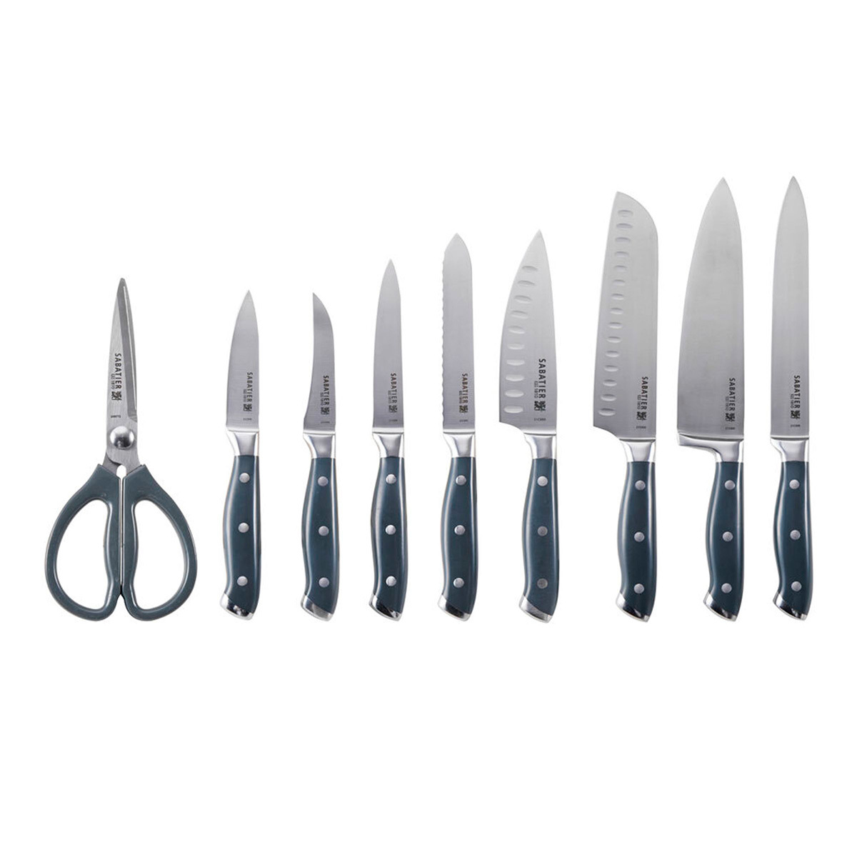 Juego de Cuchillos con Bloque de Madera 10 piezas Alemanes Sabatier