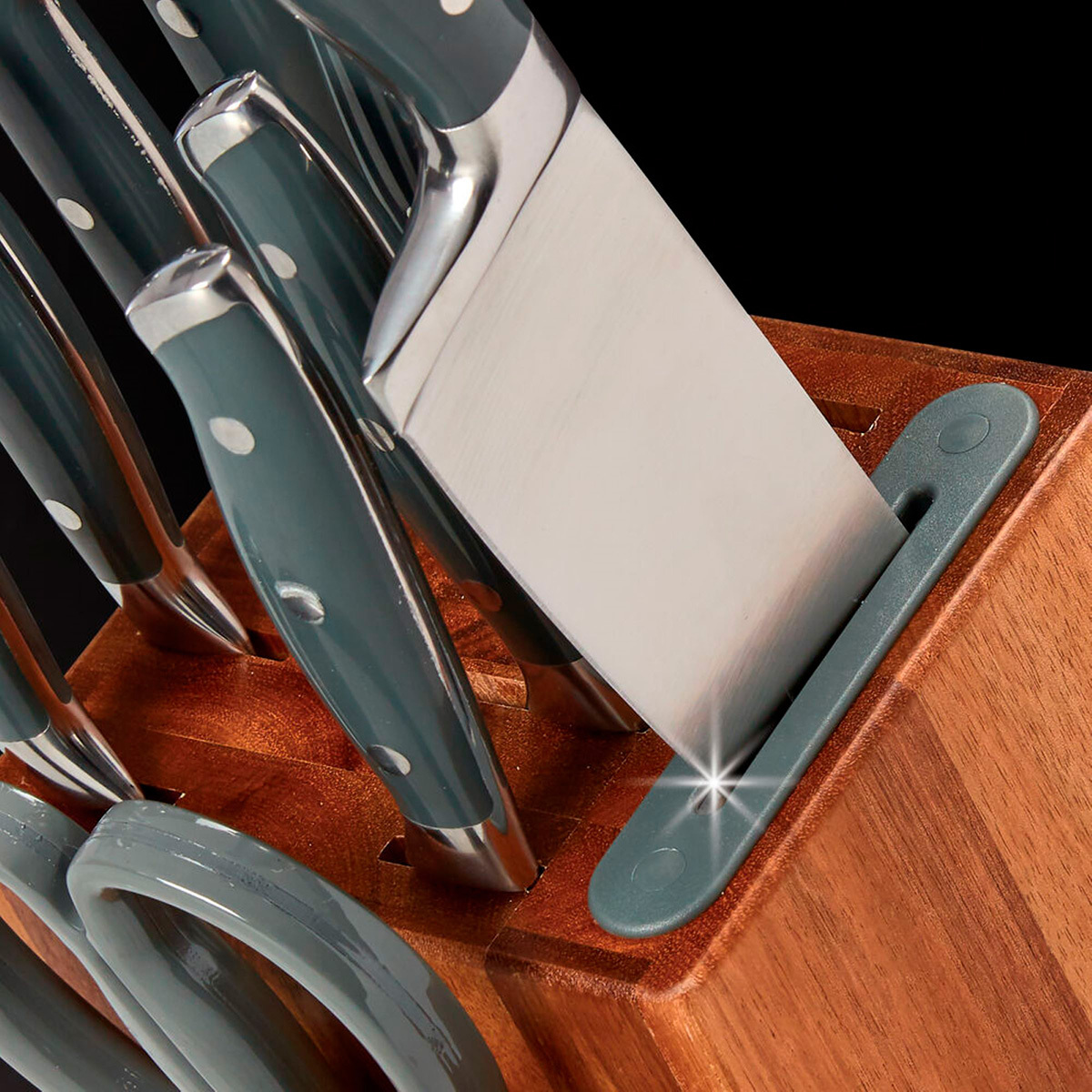 Juego de Cuchillos con Bloque de Madera 10 piezas Alemanes Sabatier