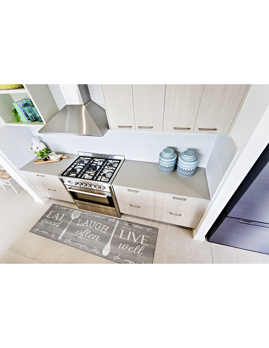 Tapete de cocina Kitchen Mat 45x120 cm EAT, LAUGH & LIVE 