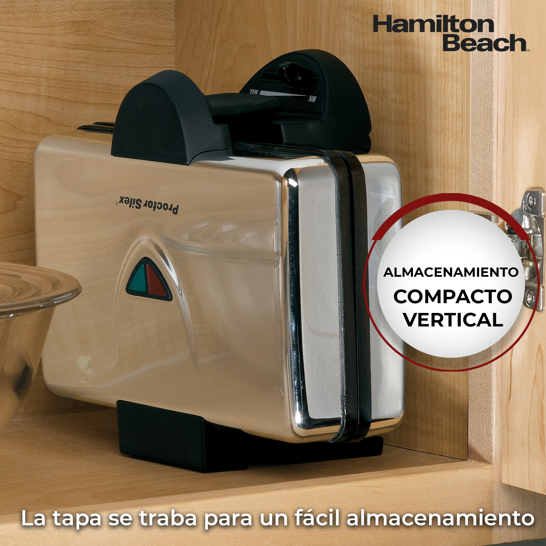 Wafflera Estilo Belga Antiadherente Hamilton Beach 26009