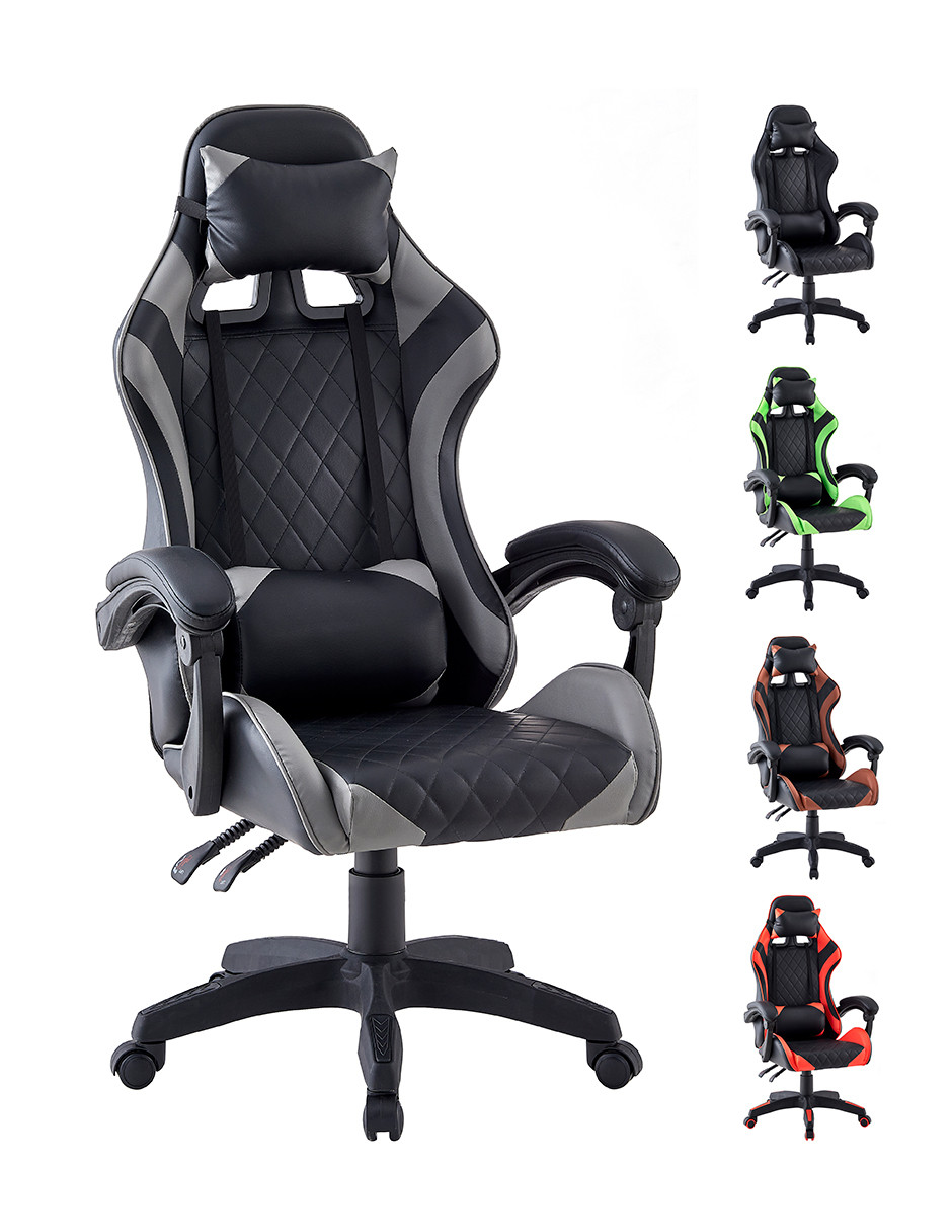 Silla ejecutiva de escritorio Beckon PRO con bordado sportcar level