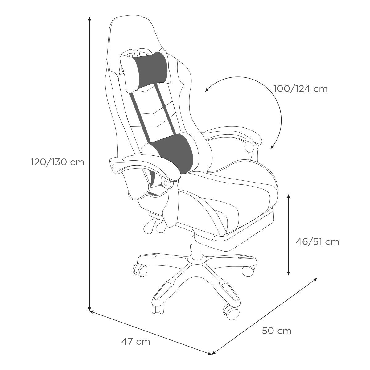 Silla Gamer Master Reclinable Urban Home Verde