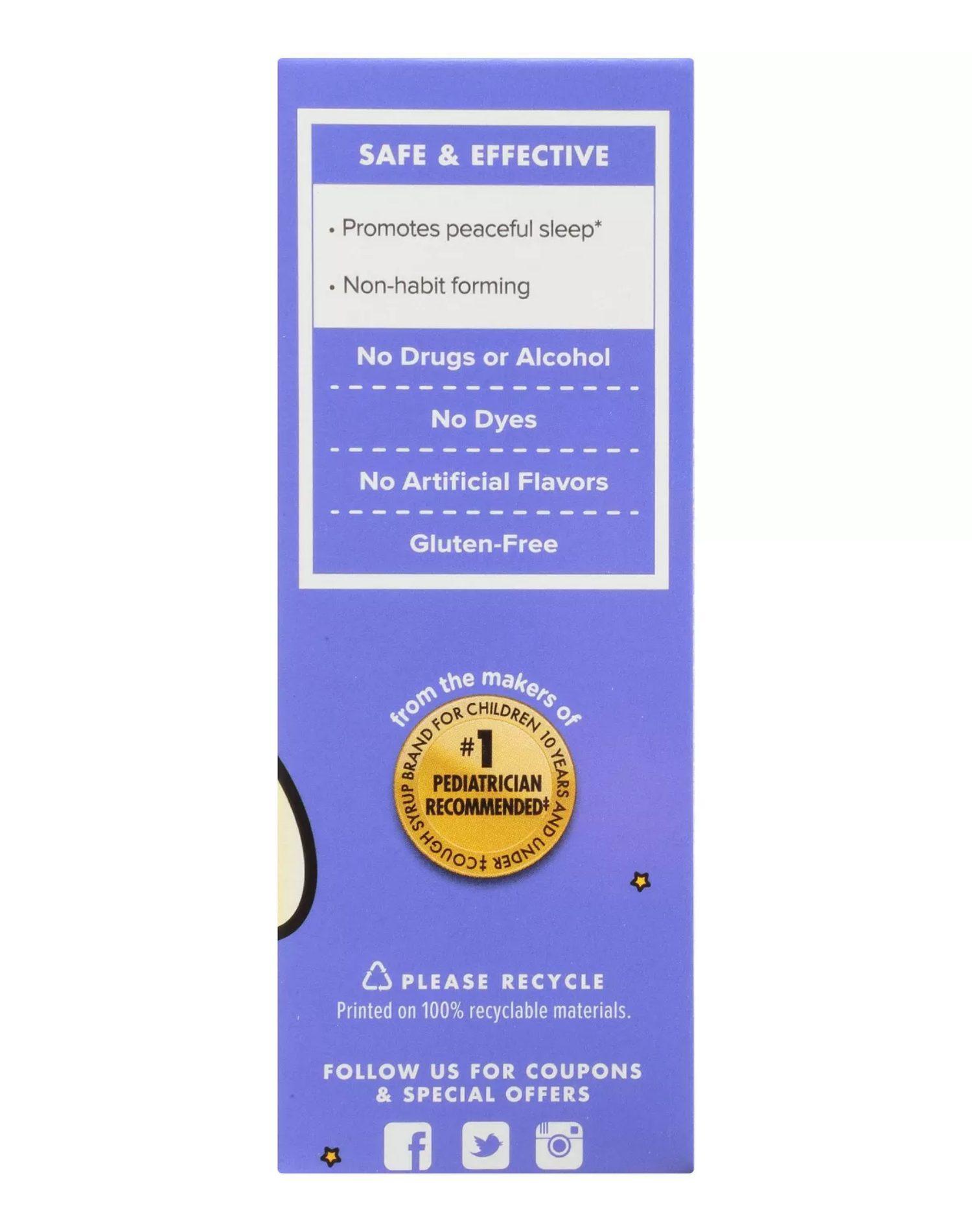 Zarbees Childrens Sleep Melatonin 30ct Grape Melatonina para Niños con 30 comprimidos Sabor Uva