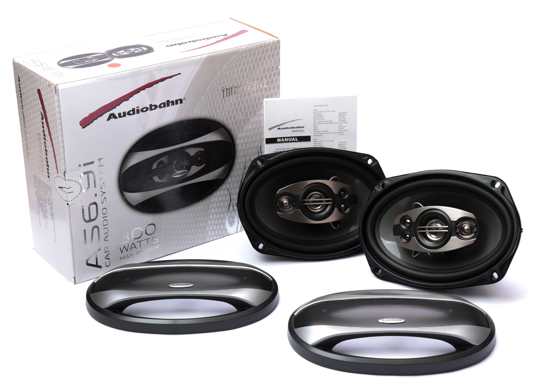 Bocinas Audiobahn As6.9i 6x9 5 Vias 150 Watts Rms