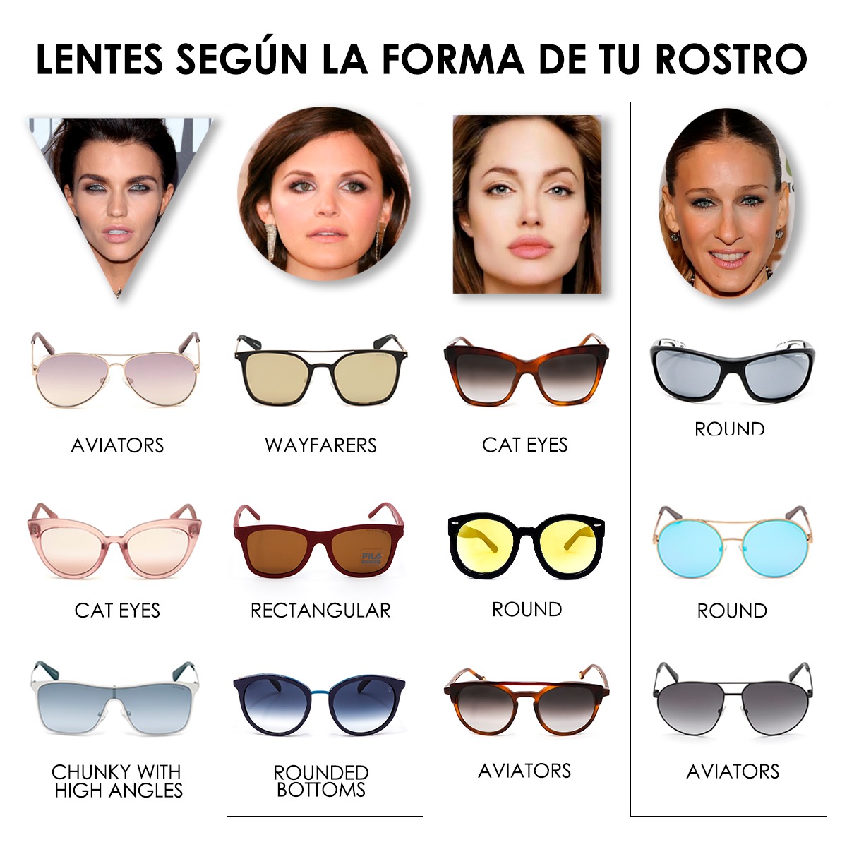 Lentes de Sol Capa de Ozono con protección UV para Mujer  Modelo CO5963JP Color Negro
