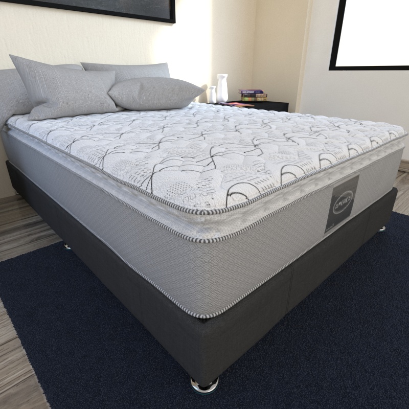 Colchón King Size Fresh América Con Colchoneta PILLOW TOP + 2 ALMOHADAS DE REGALO