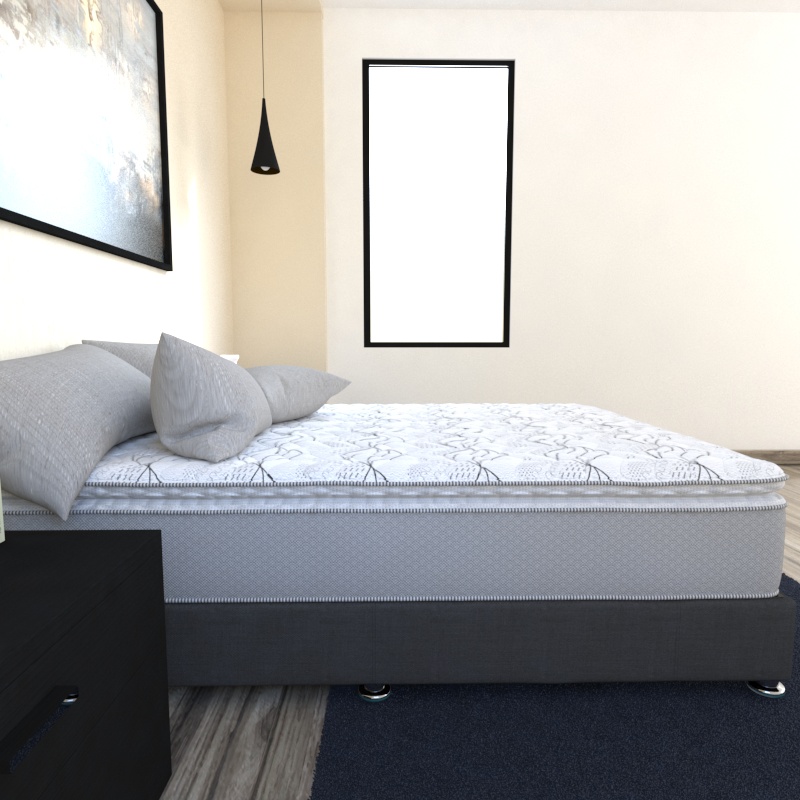 Colchón King Size Fresh América Con Colchoneta PILLOW TOP + 2 ALMOHADAS DE REGALO