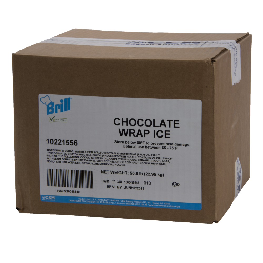 Cobertura Para Donas Sabor Chocolate Brill 23.8 Kg