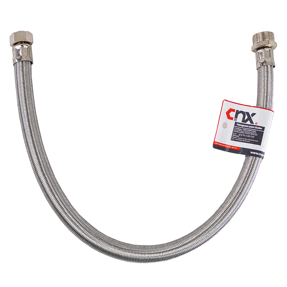 Manguera para Boiler 1/2" * 3/4" M 60 CM 