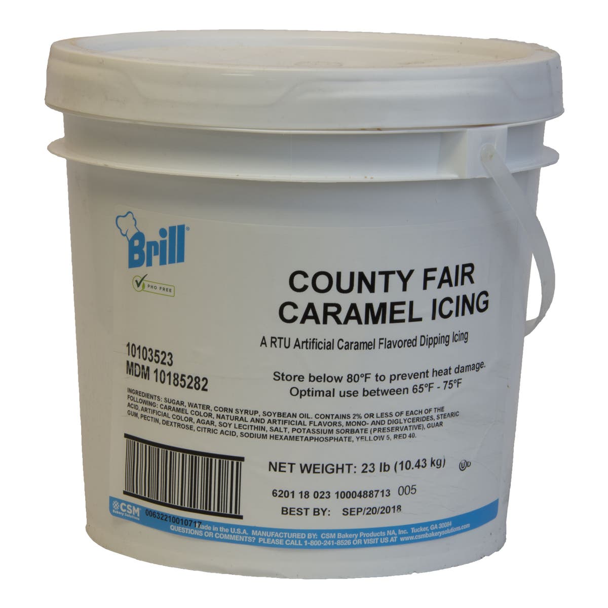 Cobertura Para Donas Sabor Caramelo (Cajeta Caramel) Brill 10Kg