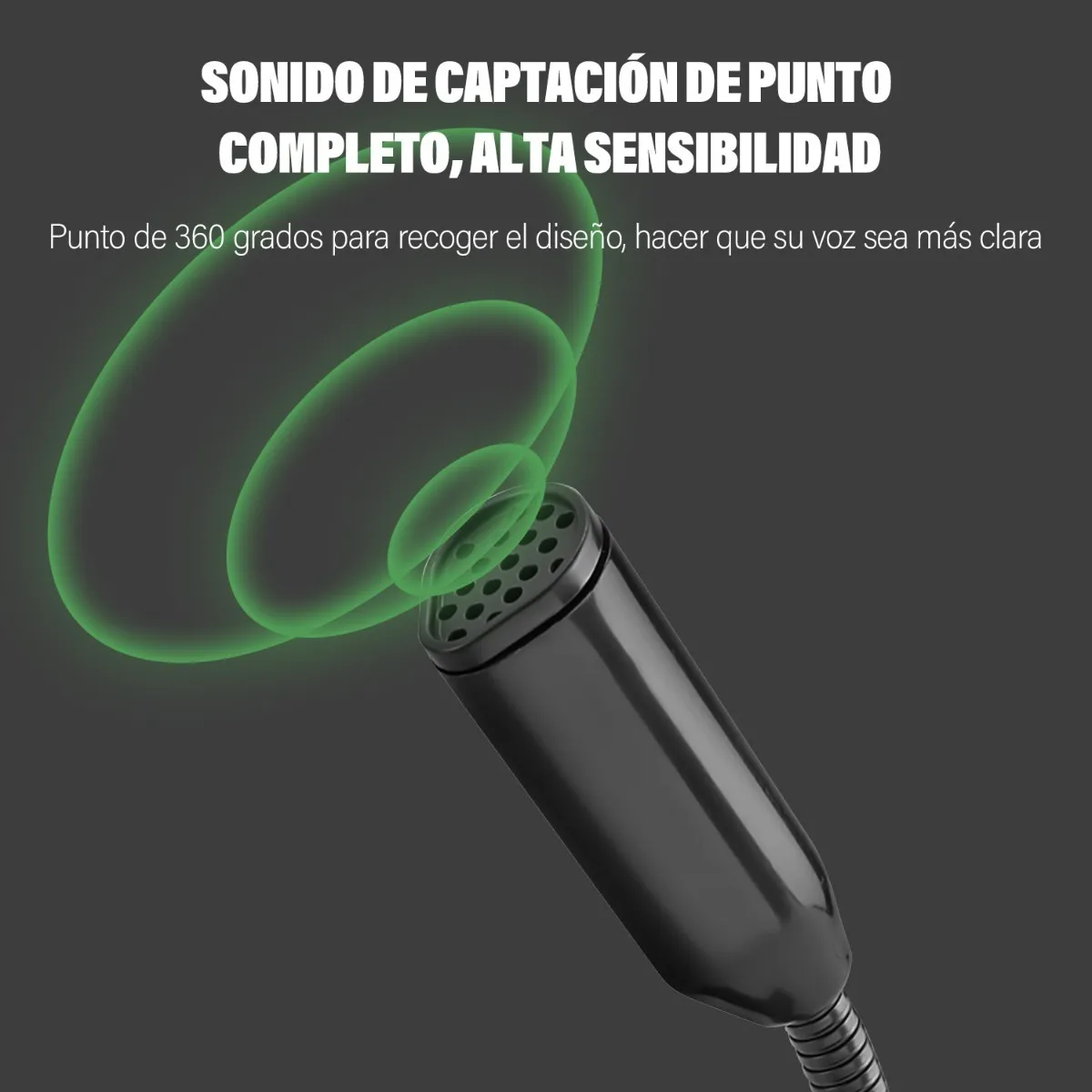 Micrófono Unidireccional Usb Y Aislador De Ruido