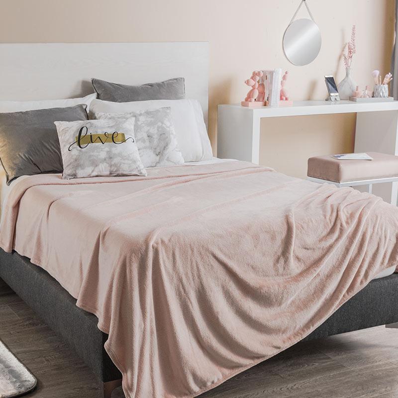 Cobertor Ligero Rosa Frazada - Vianney