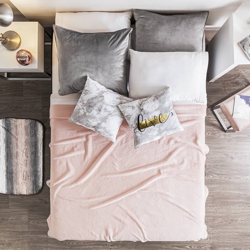 Cobertor Ligero Rosa Frazada - Vianney