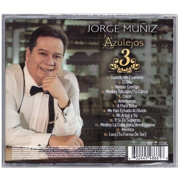 CD Jorge Muñíz ~ Azulejos (Volumen 3) (con DVD)