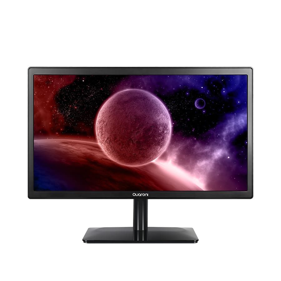 Monitor LED de 19.5'', Quaroni MQ19-01, HD 1600 x 900, VGA/HDMI, 60 Hz, Negro
