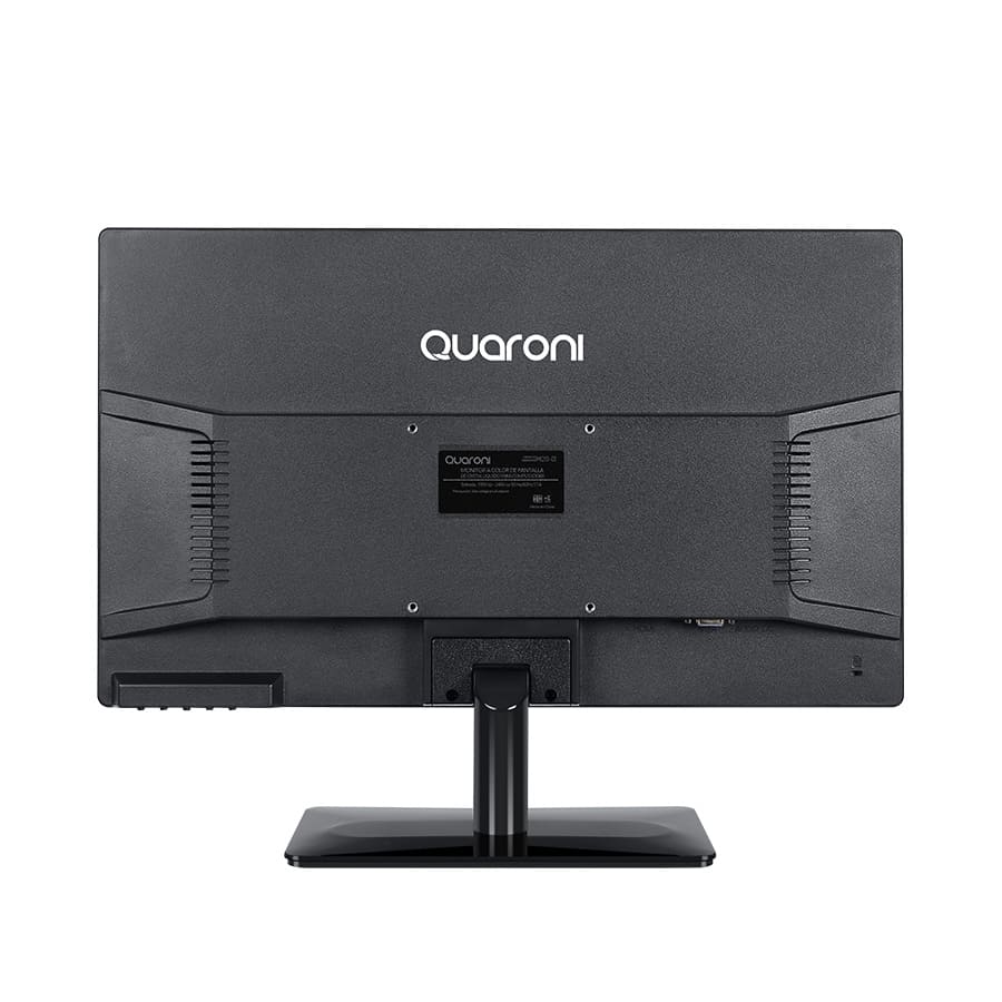 Monitor LED de 19.5'', Quaroni MQ19-01, HD 1600 x 900, VGA/HDMI, 60 Hz, Negro