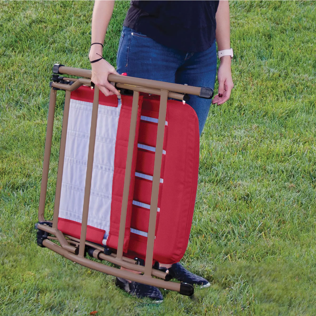 Silla de Camping Plegable Mecedora Members Mark Rocking SMS