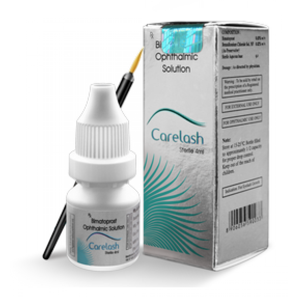 Carelash Bimatoprost 0.03% Crecimiento Pestañas Cejas - 2 FRASCOS