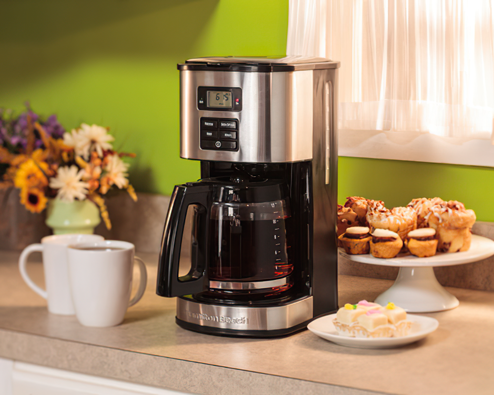 Cafetera Programable Con Jarra 12 Tazas Hamilton Beach 49618