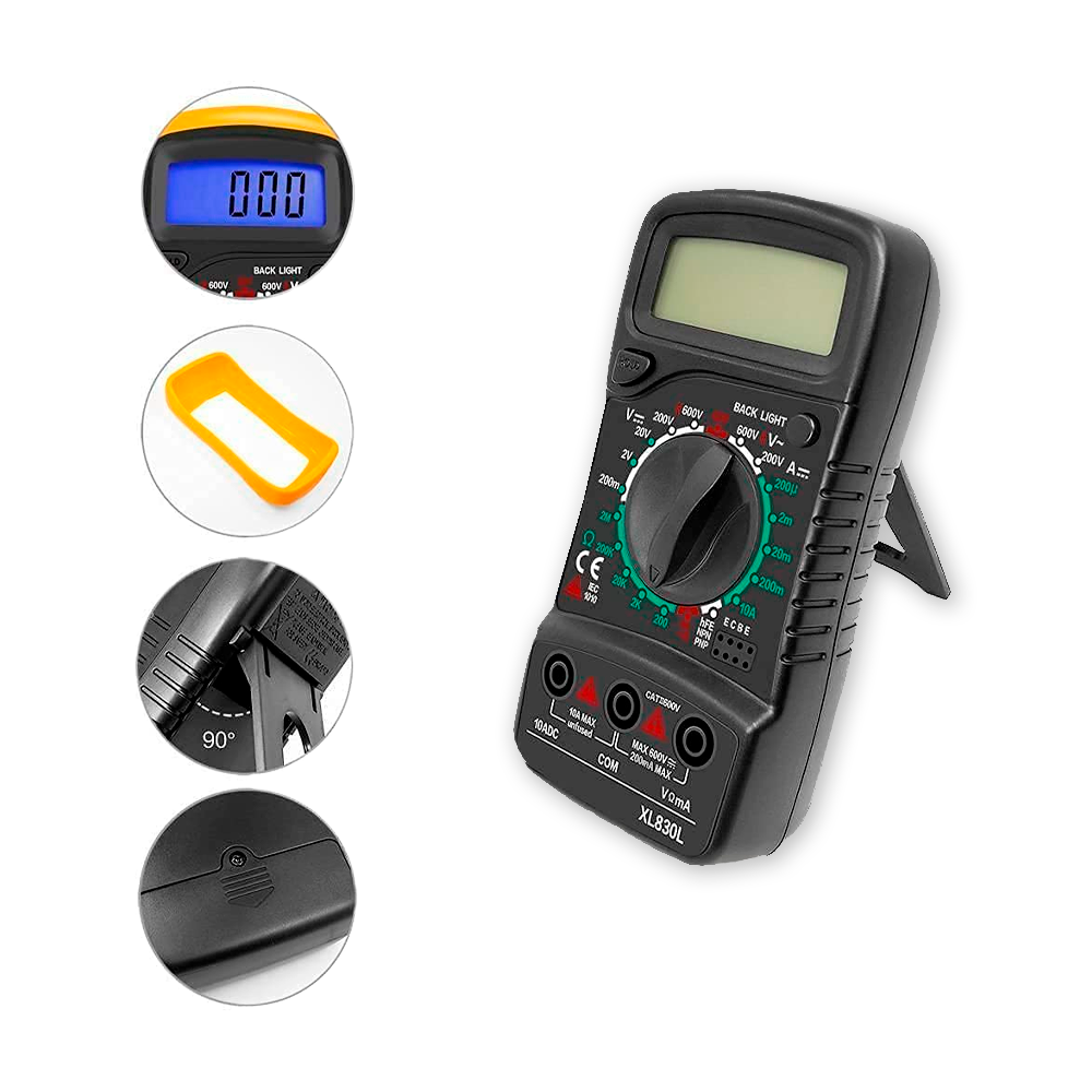 SEAFON Multimetro Digital Profesional Xl830l