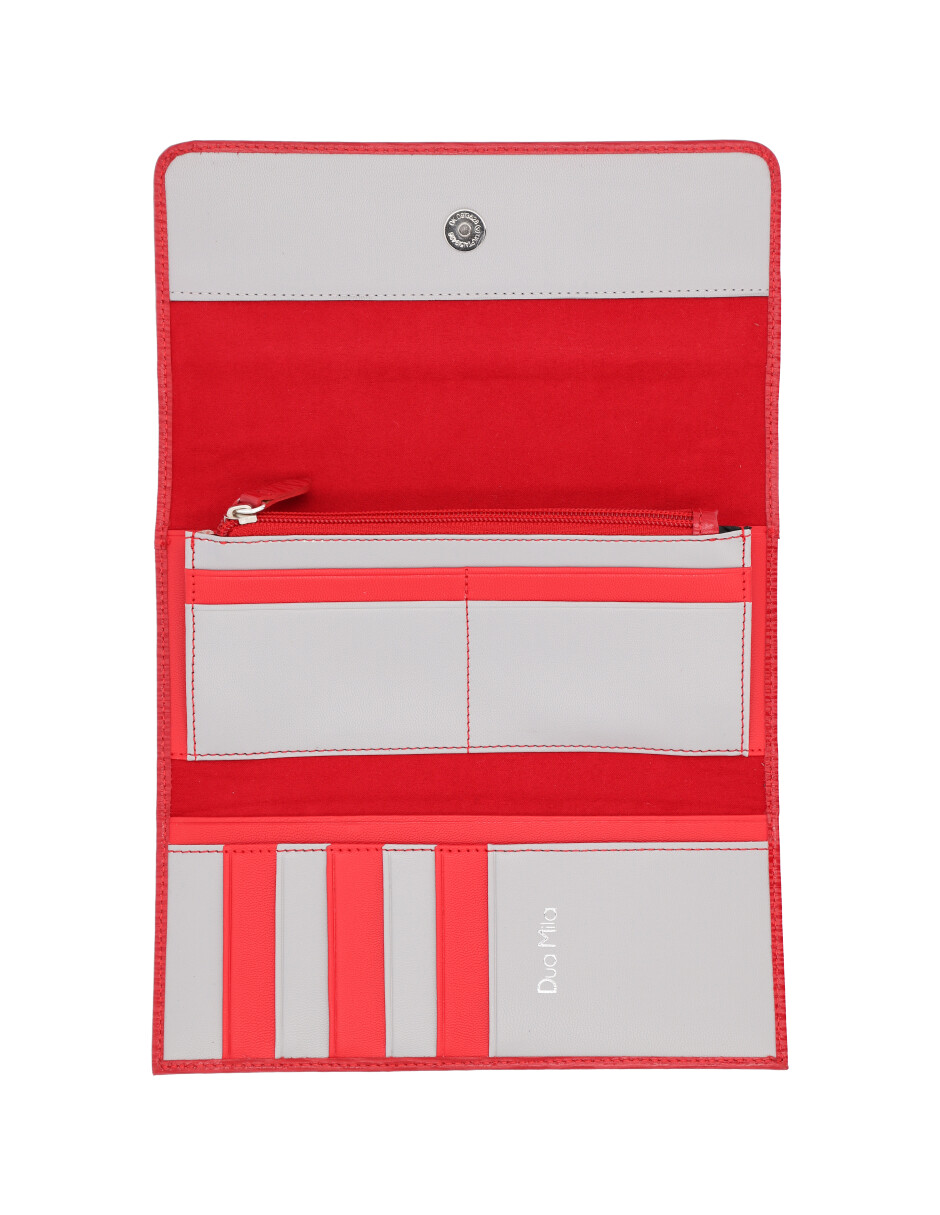 Billetera Dua Mila FLIP Portugal Rojo