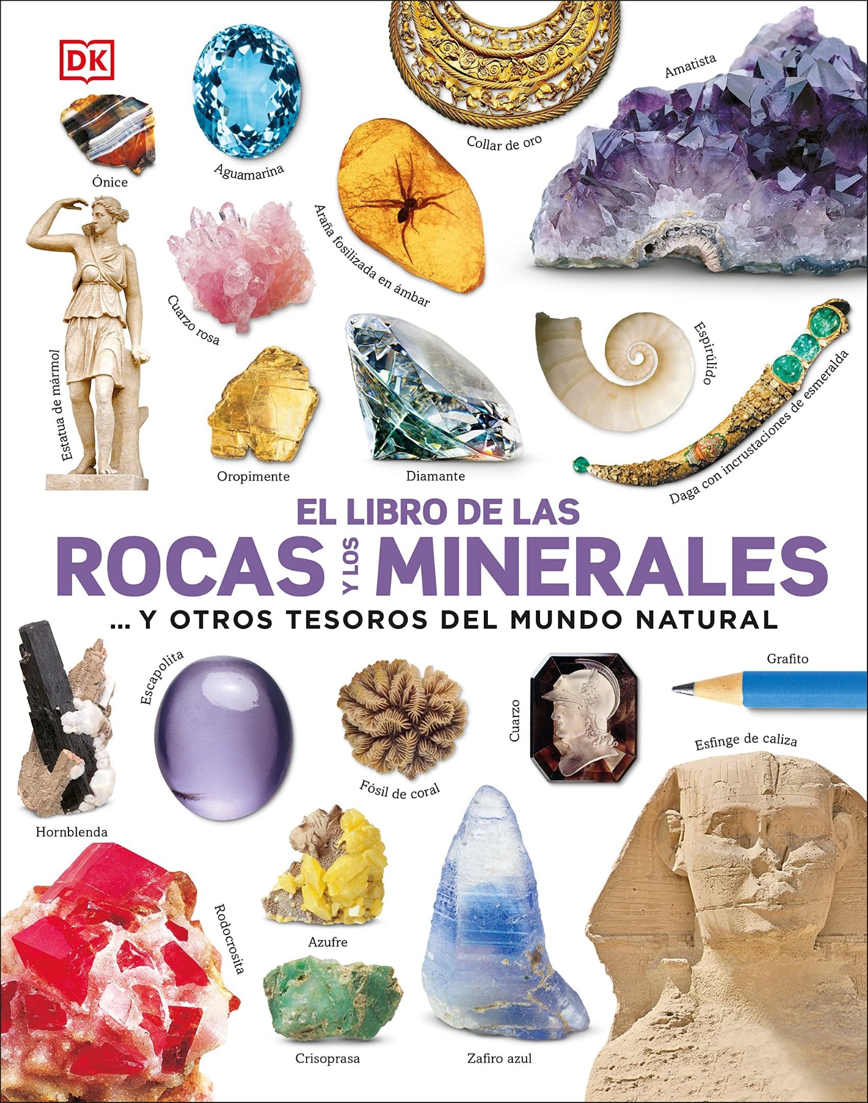 Colección de 15 Minerales del Mundo en Caja de Madera Natural