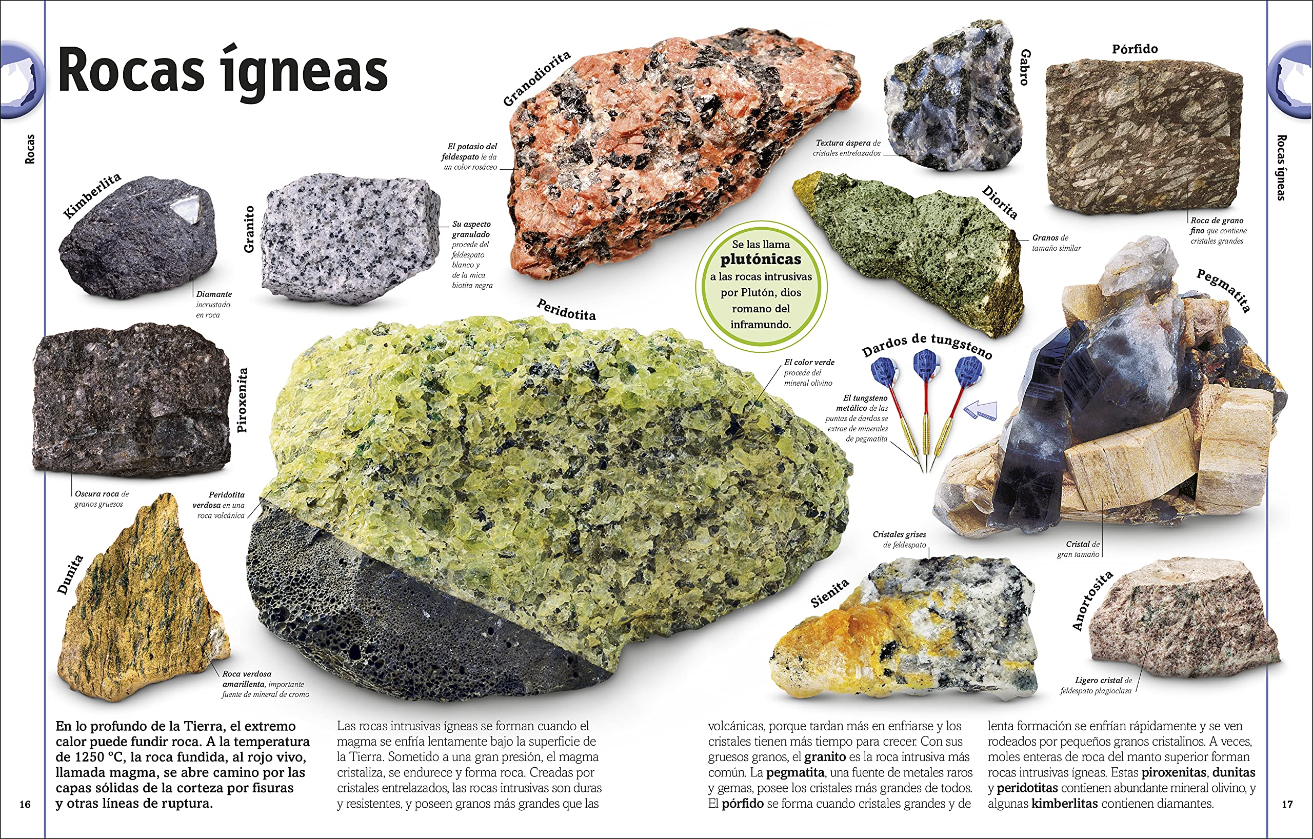 El libro de las rocas y los minerales